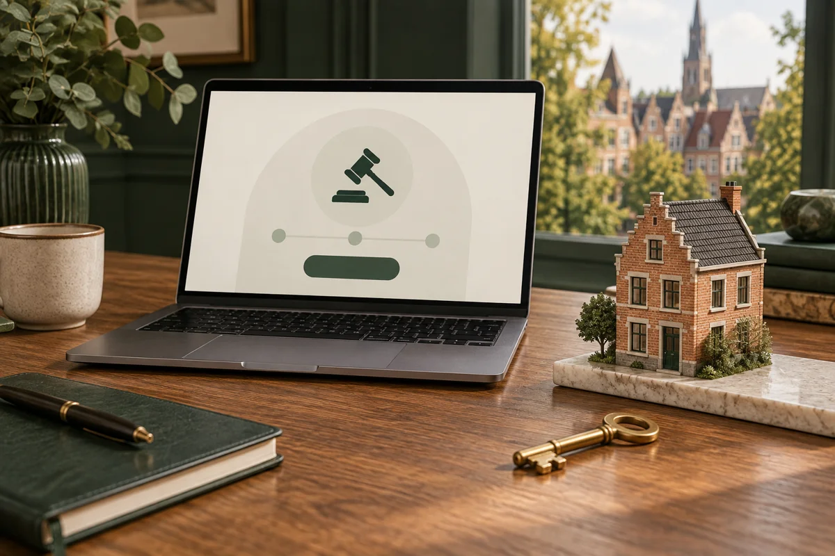 Préparer une enchère immobilière en ligne