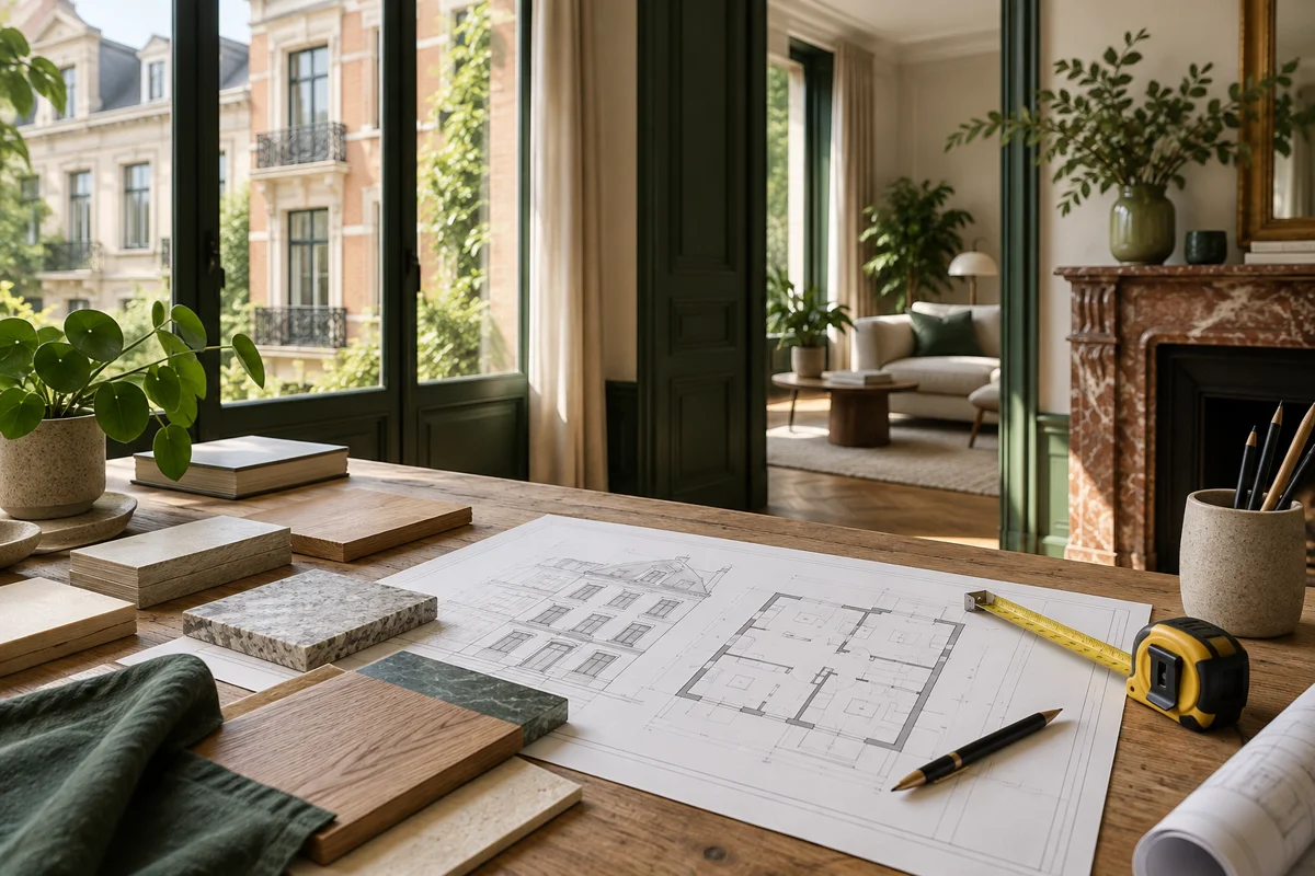 Plans et matériaux pour préparer une rénovation